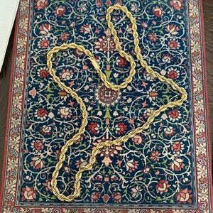 Gold plated heavy Vintage Rope chain